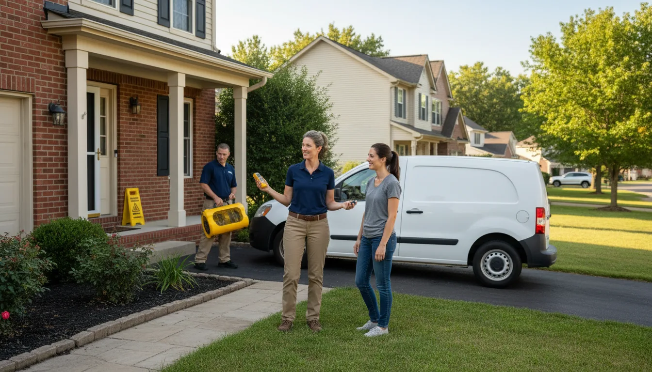 Residential water damage restoration in Morgan City, MS